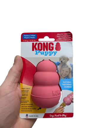 Kong Puppy Roze Of Blauw Assorti - Snackspeelgoed voor puppy's