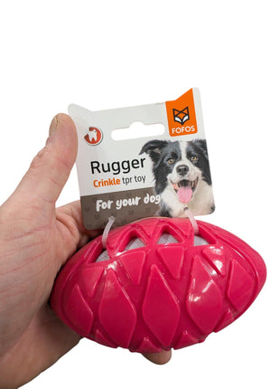 Fofos Crunch Rugbybal – Flexibel en ritselend speelplezier