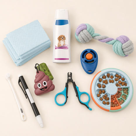 Puppy Starterbox 0-6 Mois – Pack Avantage de 9 Produits