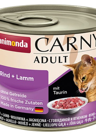 Animonda Carny Adult Wołowina + Jagnięcina puszka 200g
