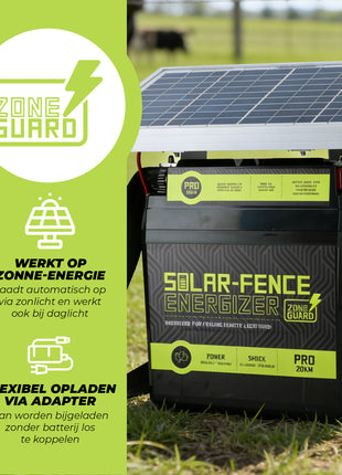 ZoneGuard Solar-Fence Energizer Pro 20 km