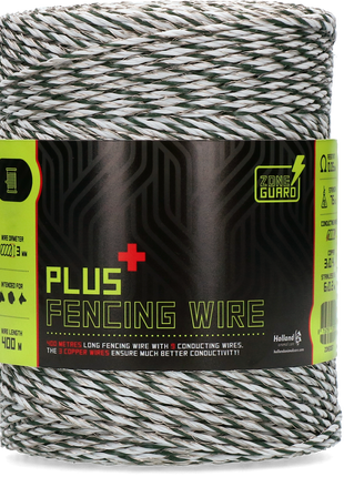 ZoneGuard Plus Afrasteringsdraad 3 mm 400 m