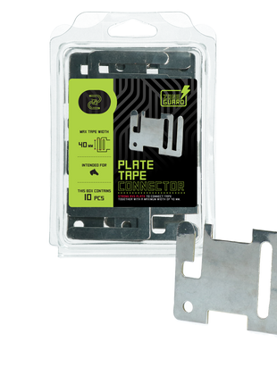 ZoneGuard Lint afrastering begin eindplaatje rvs