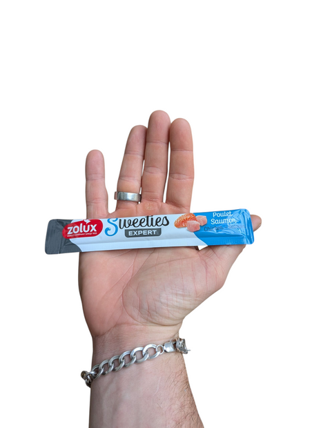 Zolux Sweeties Expert Creamy Stick Zalm / Kip