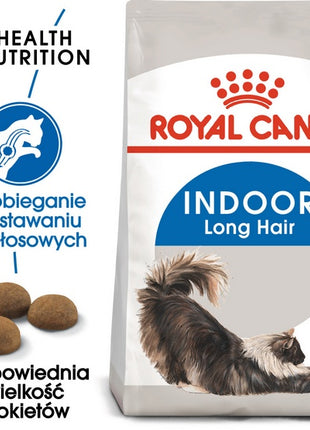 Royal Canin Indoor Long Hair karma sucha dla kotów dorosłych, długowłose, przebywających wyłącznie w domu 400g