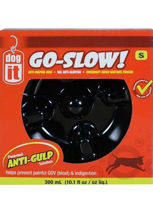 DOGIT Go-Slow Anti-Schling-Napf Schwarz 600 ml