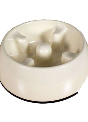 DOGIT Go-Slow Anti-Schling-Napf Weiss 300 ml