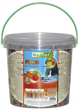 Nestor Pokarm dla średniej papugi owocowo-warzywny 1L