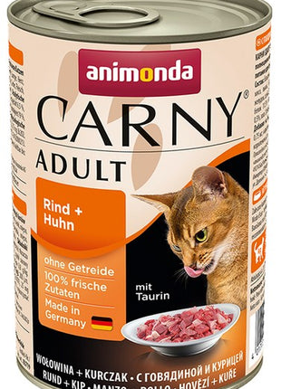 Animonda Carny Adult Wołowina + Kurczak puszka 400g