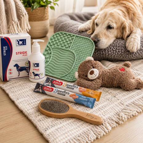 Fidello coffret bien-être pour chiens seniors – confort, calme et soin pour votre chien senior