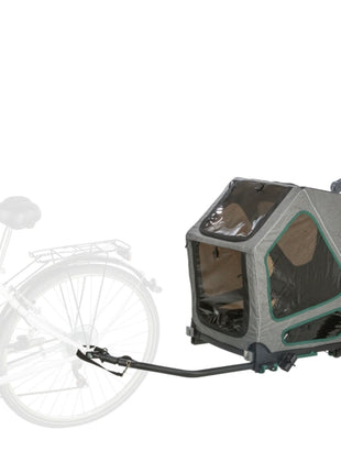 Trixie Fahrrad-Anhänger für große Hunde mit Federung