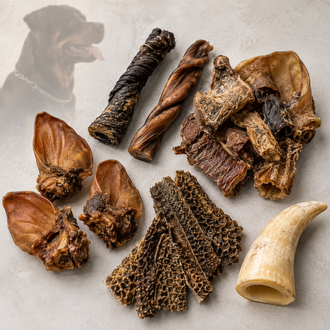 Fidello pack à mâcher pour chiens forts – friandises à mâcher robustes, lot avantageux pour grandes races